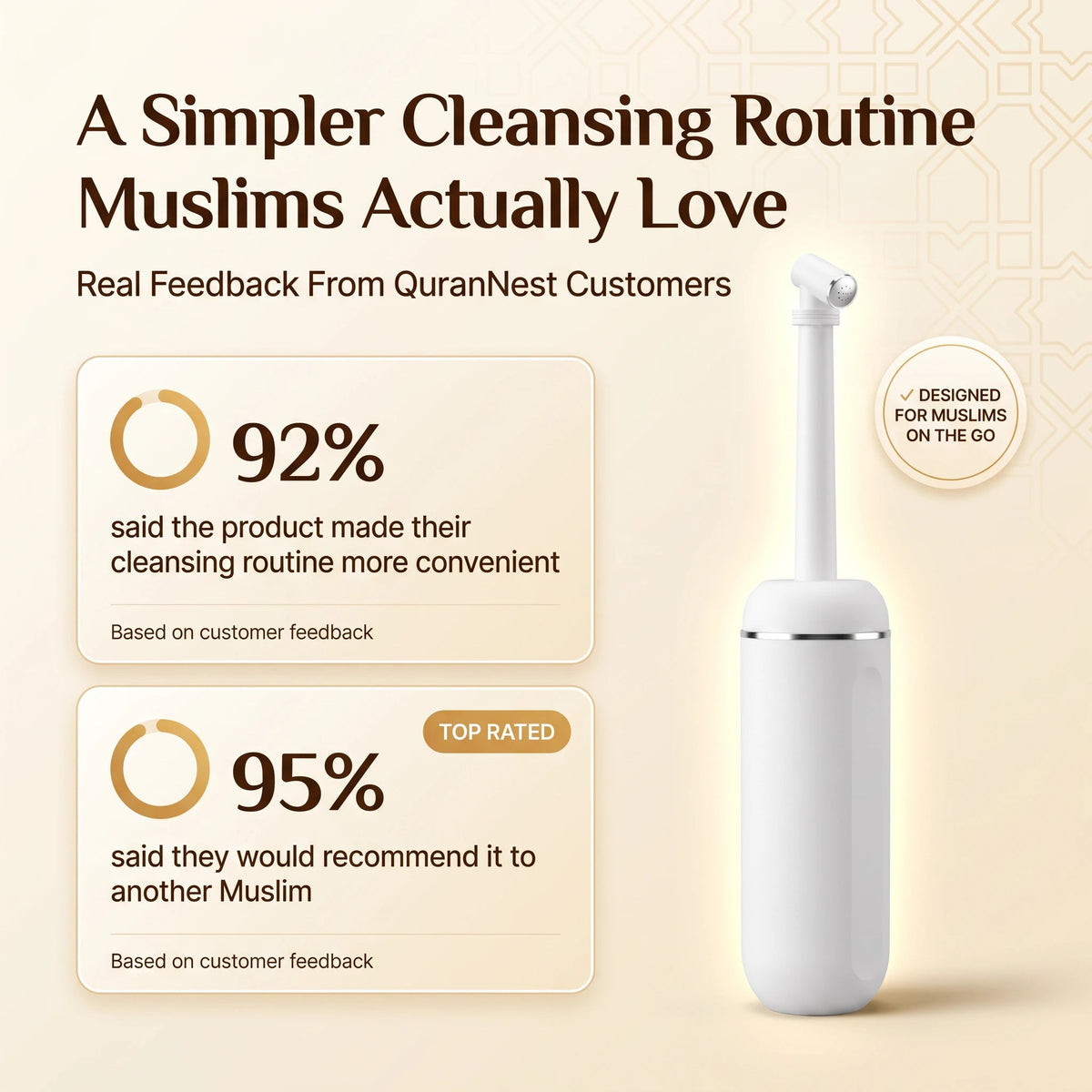Portable Islamic Hygiene Bidet