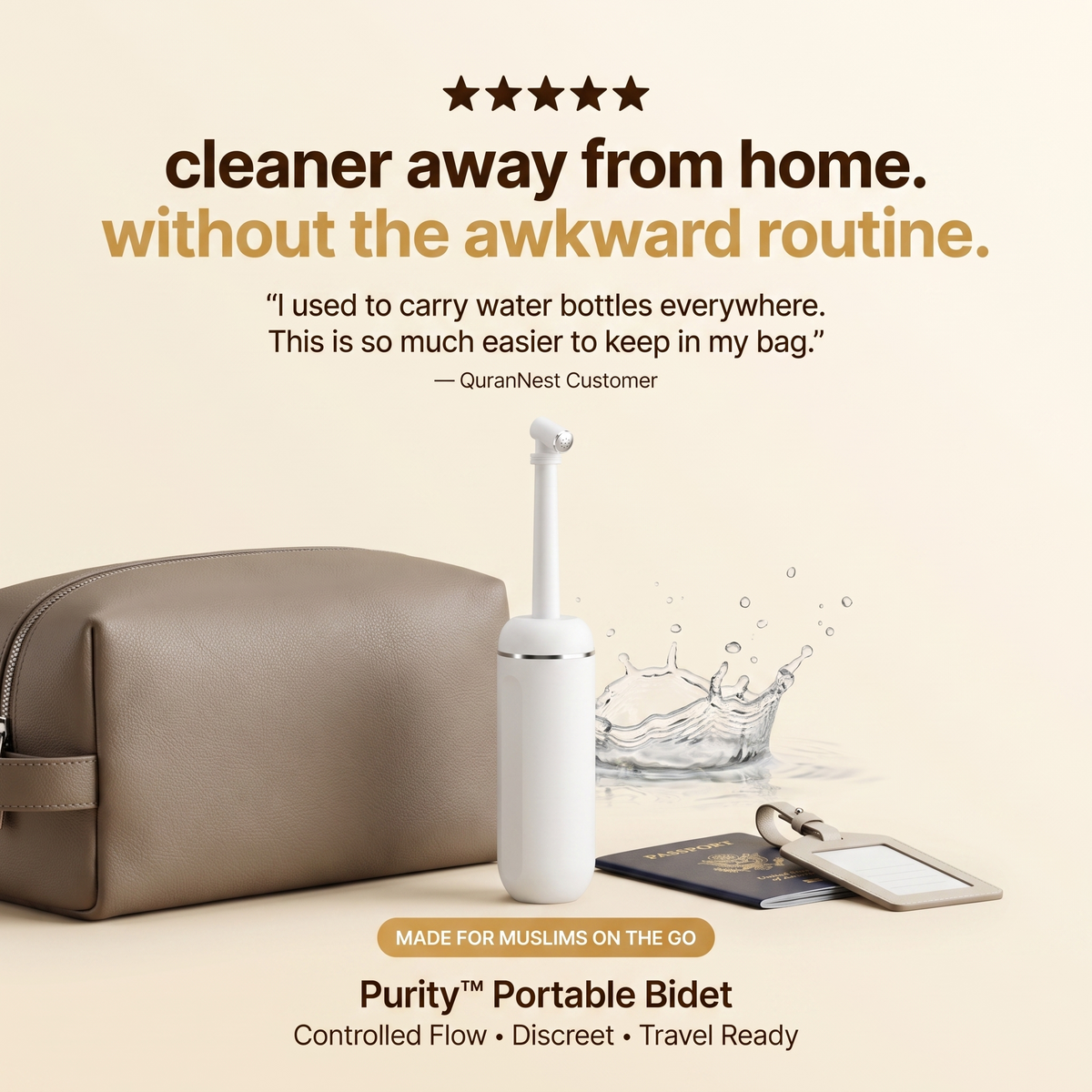 Portable Islamic Hygiene Bidet